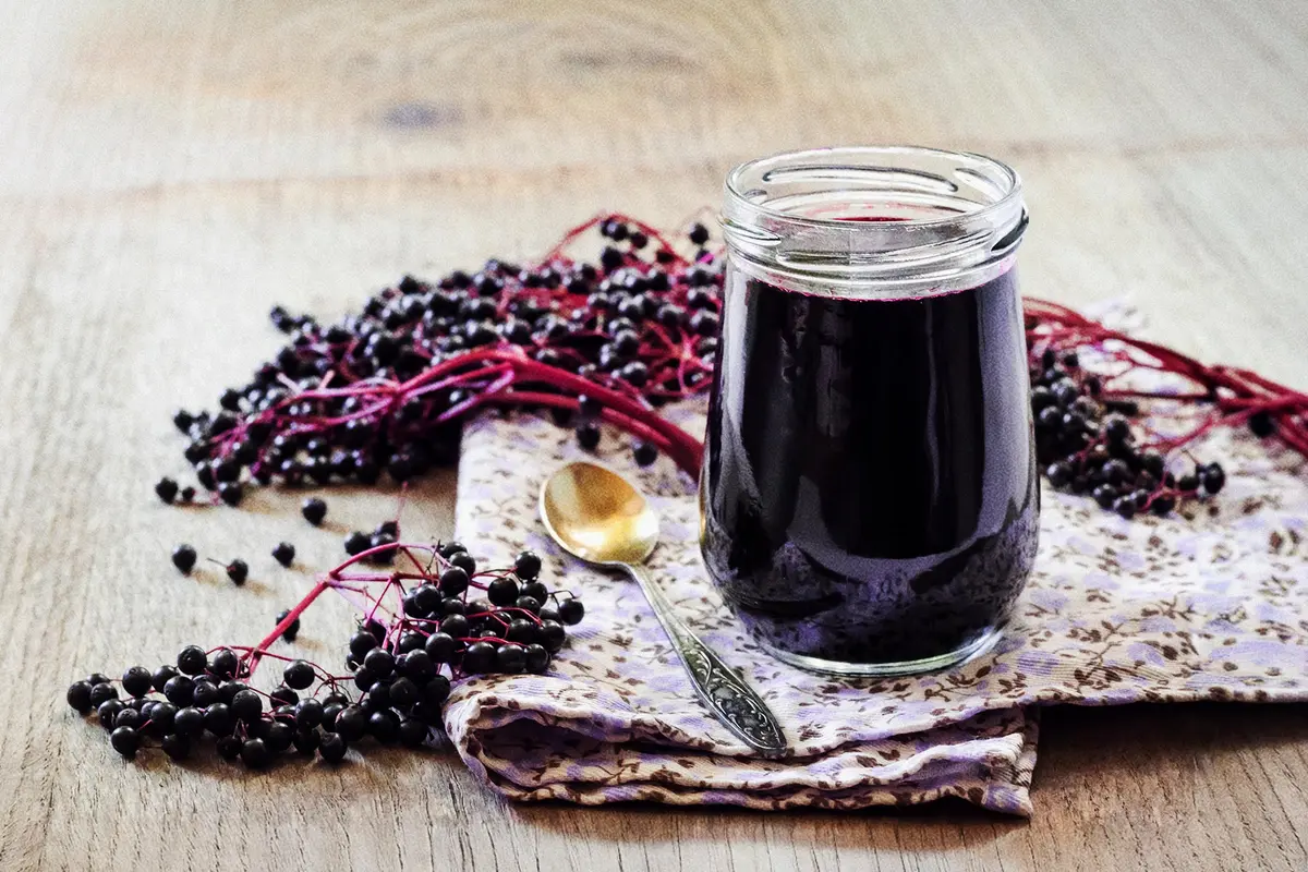 How to Make Elderberry Syrup: A Homemade Herbal Remedy for Cold and Flu Relief thumbnail