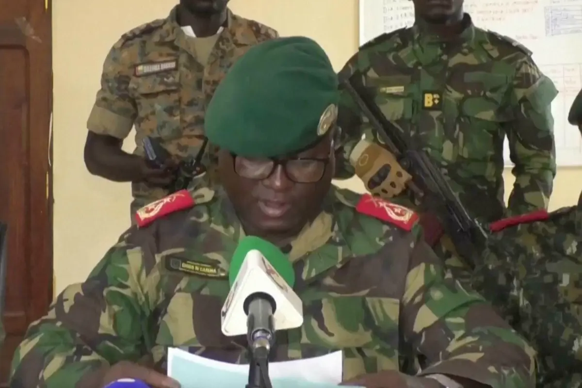 Bissau-Guinean President Accused of Staging Coup After Soldiers Appear on Television thumbnail