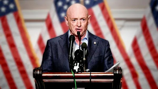 Sen. Mark Kelly Holds a Press Conference on the Trump Administration