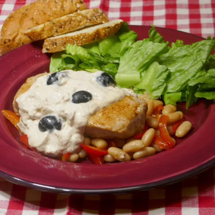 Pork Tonnato (Pork in Tuna Sauce) With Green Salad