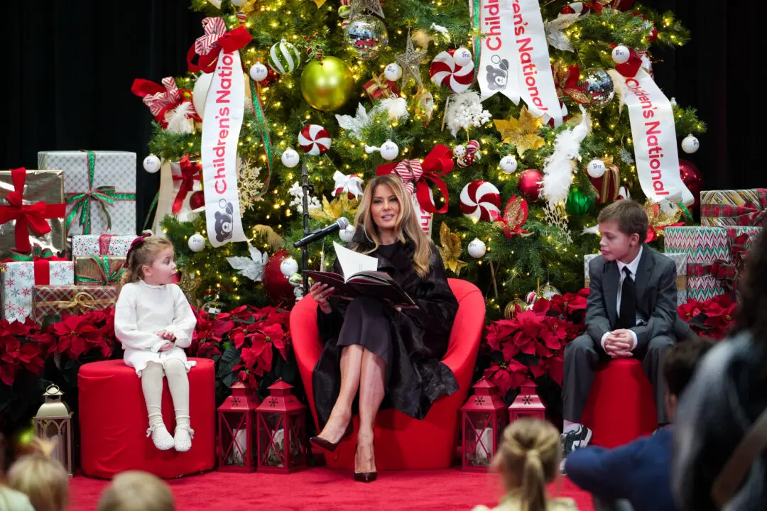 First Lady Hosts Christmas Party at Children’s National Hospital