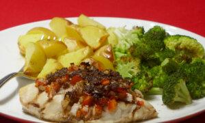 Sheet Pan Snapper Fillet With Broccoli and Potatoes