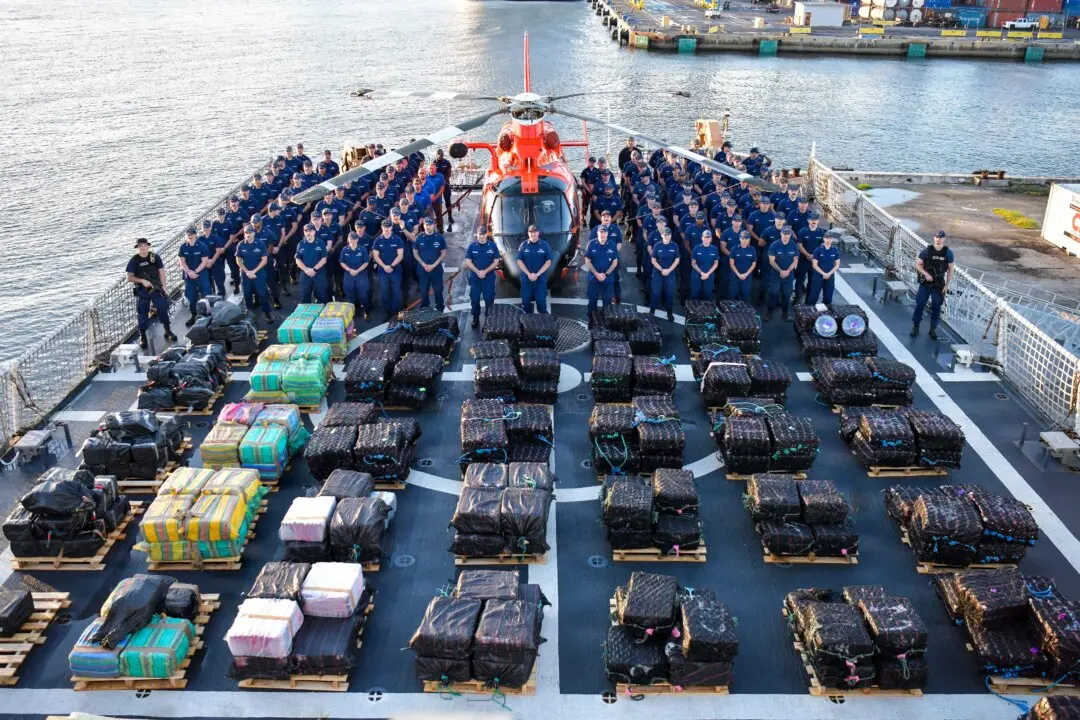 US Coast Guard Operation Seizes 150,000 Pounds of Cocaine