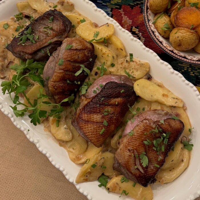 Duck Breasts Deliver on Bold Taste for an Intimate Holiday Dinner