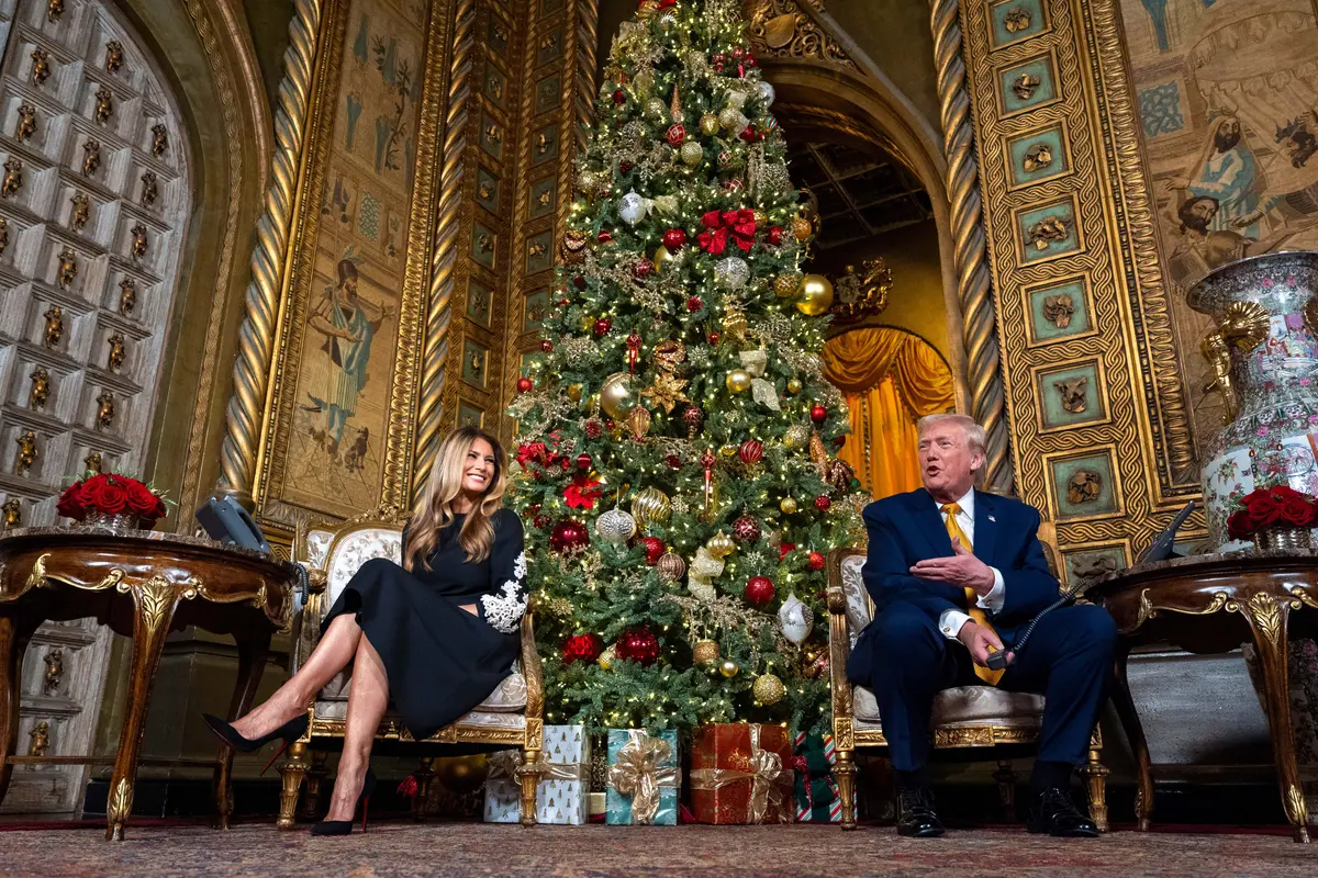 America in Photos: Trump Takes NORAD Santa Calls, Helicopter Crash, and Winter Storm thumbnail