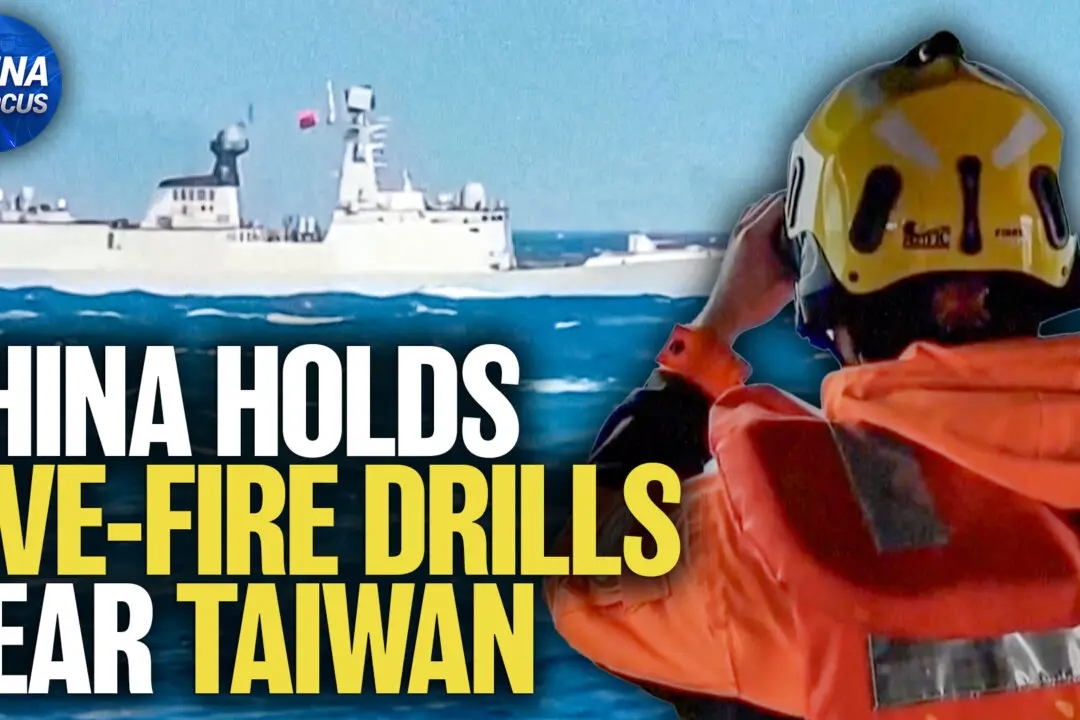 China Stages Warships, Fighter Jets Near Taiwan