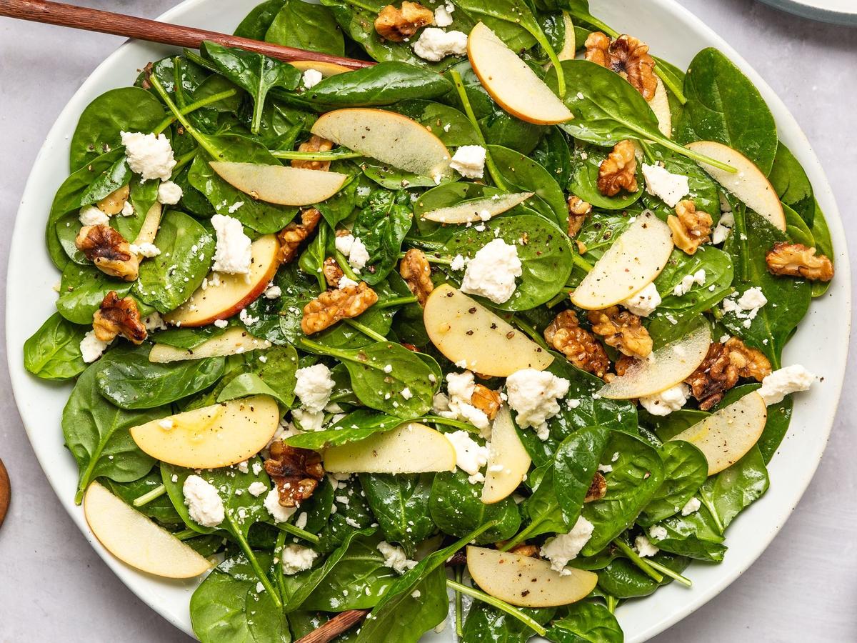 This Spinach Apple Salad Is Perfect With Everything thumbnail