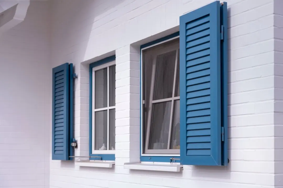 Add Attractive Louvered Shutters