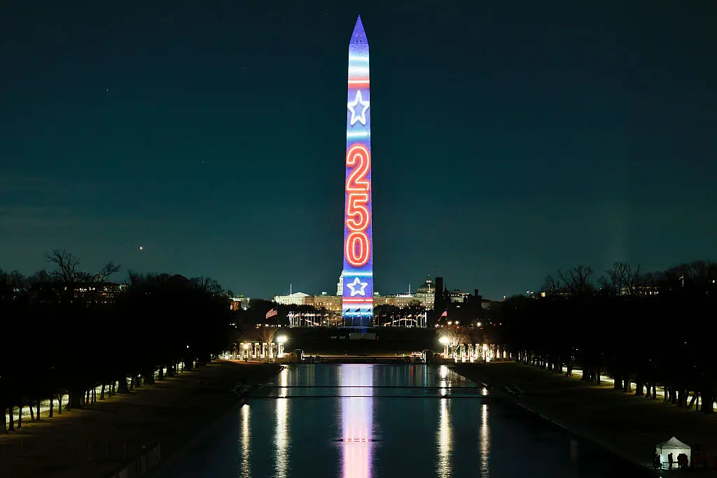 Washington Monument Illumination Kicks Off Yearlong Celebration of America’s 250th Birthday