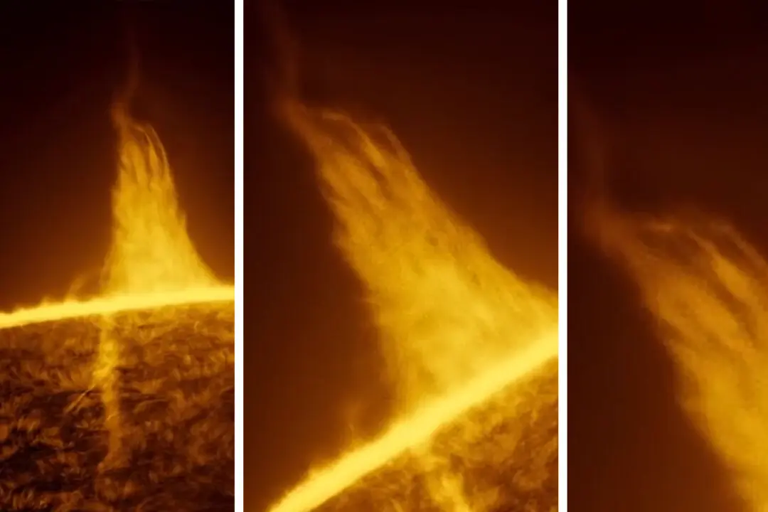 Astronomer Captures Towering Solar Eruption Shaped Like the Burj Khalifa Skyscraper in Dubai—Here’s the Video