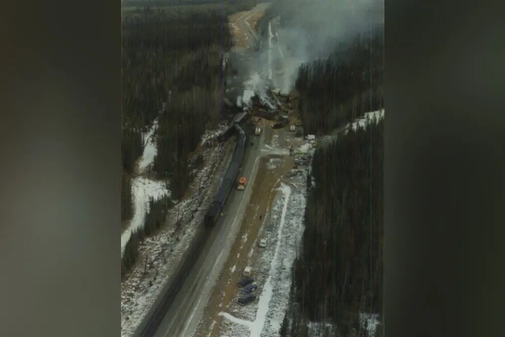 Tangled Cars and Billowing Smoke: Remembering Hinton Rail Disaster 40 Years Later