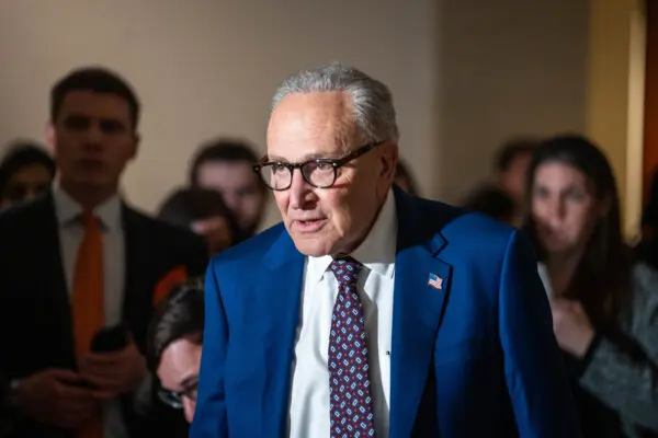 Schumer, Senate Democrats Hold Roundtable on Trump Presidency