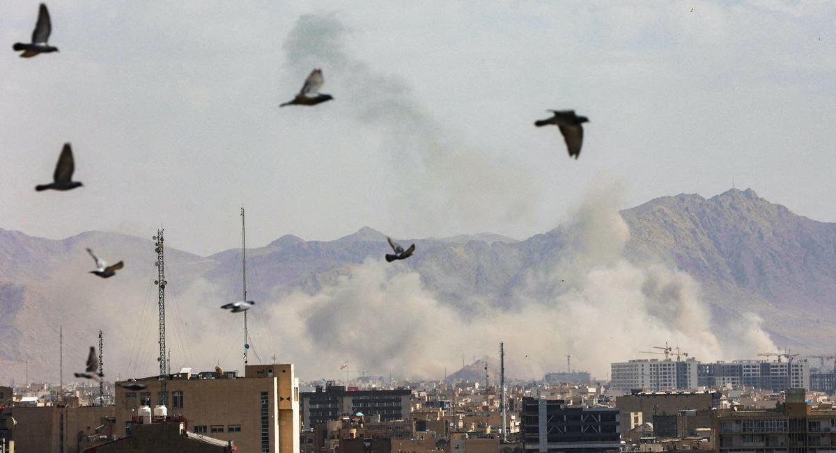 Day in Photos: ‘Epic Fury,’ Military Plane Crash in Bolivia, and Protests in Greece