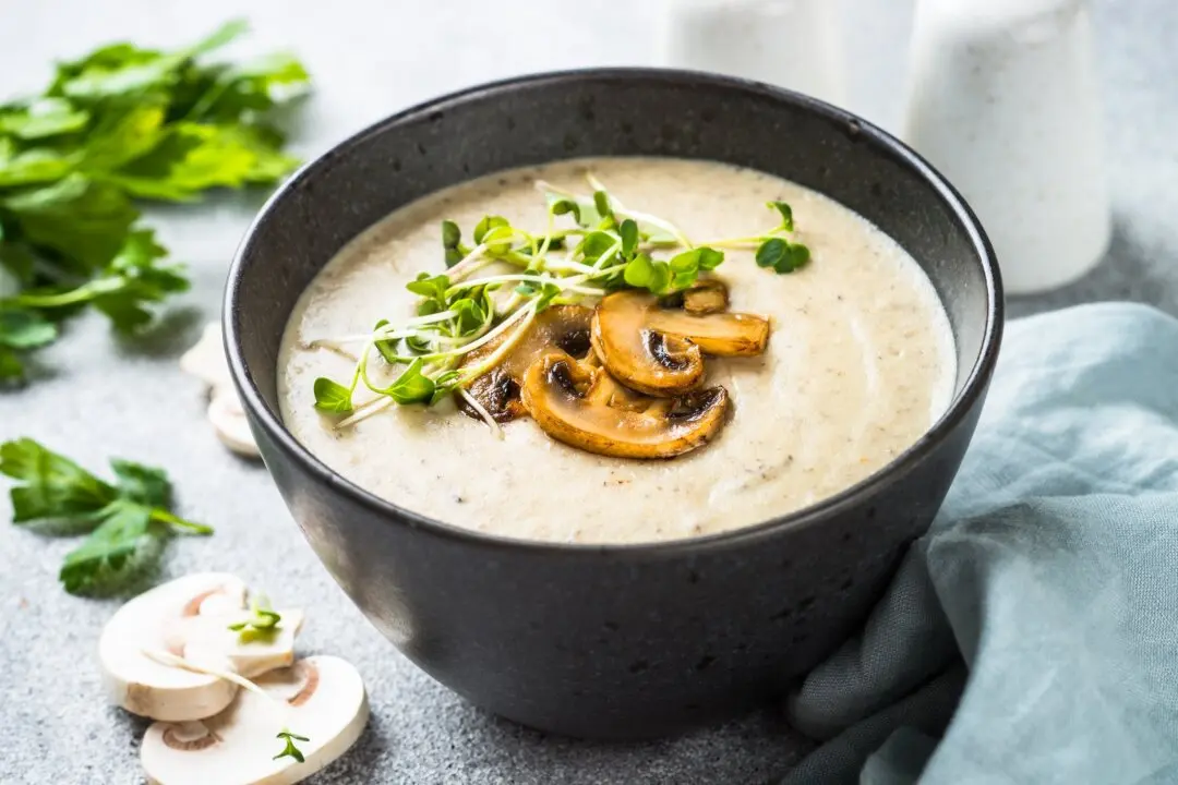 Immune-Boosting Cream of Mushroom Soup