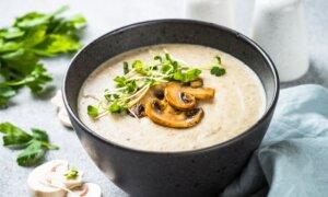 Immune-Boosting Cream of Mushroom Soup