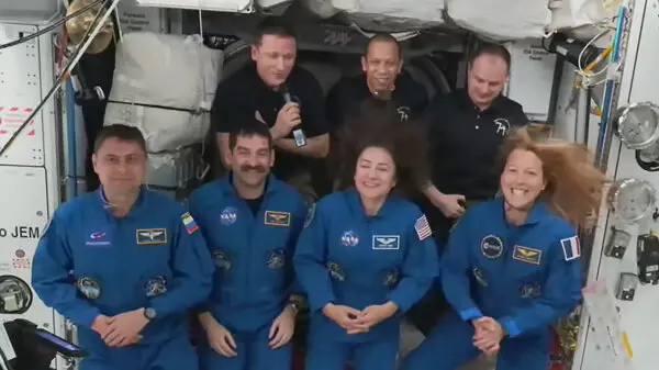 Crew-12 Arrives at ISS; SpaceX Launches Starlink Satellites on Falcon 9