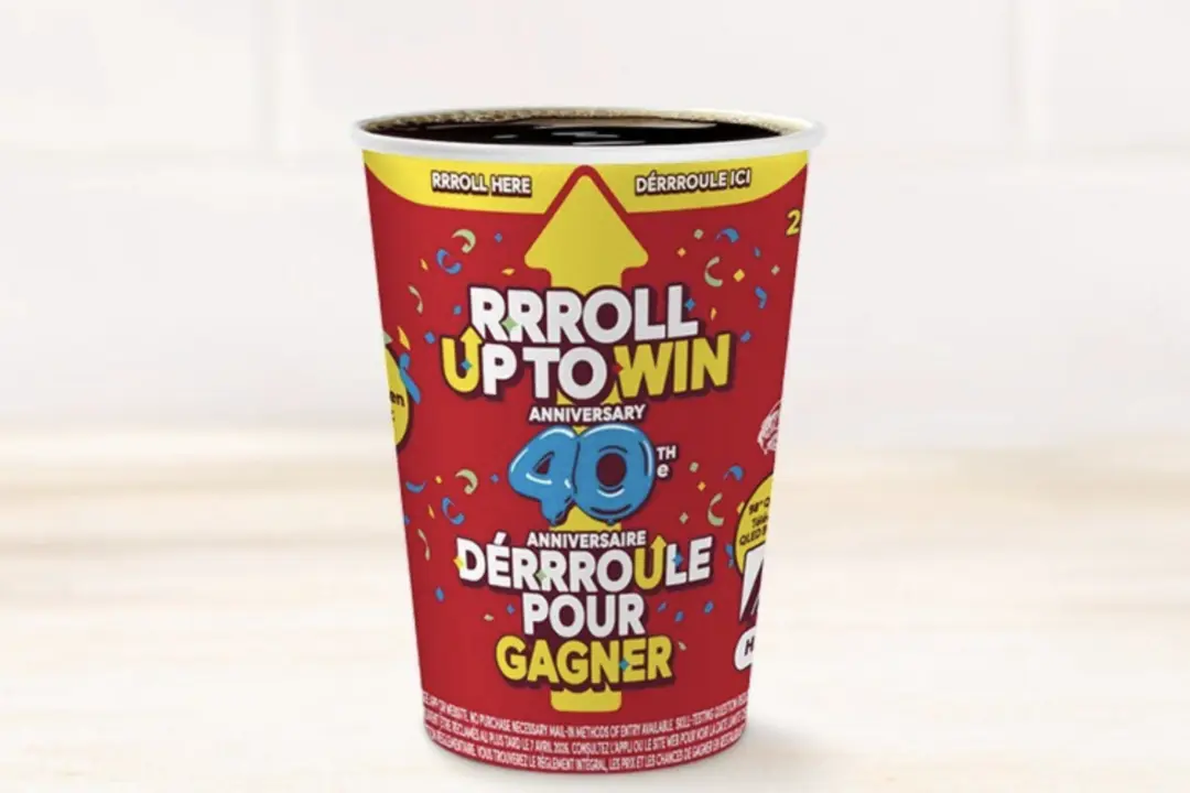Roll Up The Rim Returning for Good, Tim Hortons Confirms
