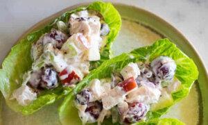 Healthy Chicken Salad Lettuce Wraps