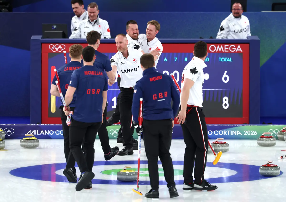 Canada Sees Off Britain in Tense Final to Win Men’s Curling Olympic Gold