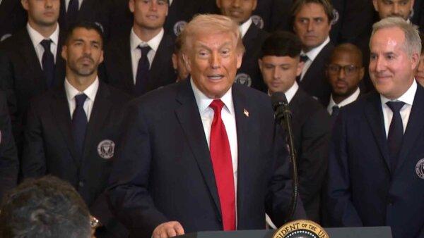 LIVE NOW: Trump Hosts 2025 Major League Soccer Champions, Inter Miami CF, at White House