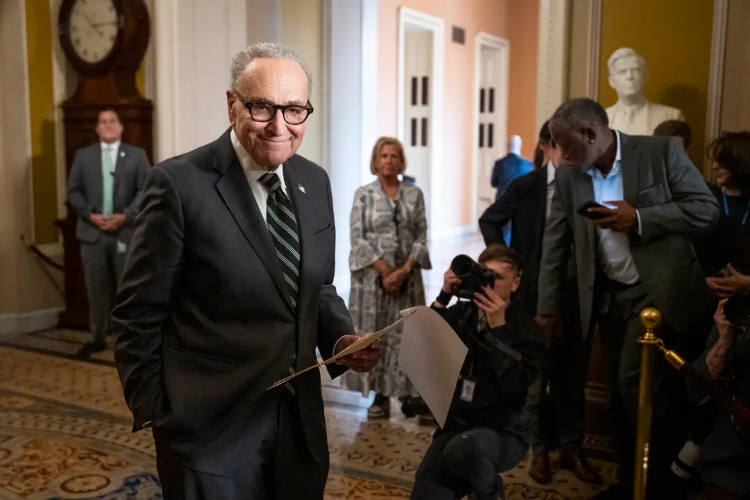 Senate Democrats Hold Press Event at Capitol