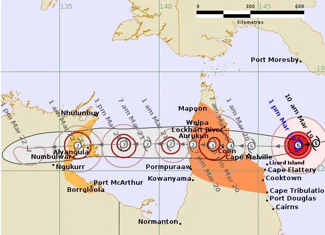 Locals Await Fury as Cyclone Upgraded to Category 5