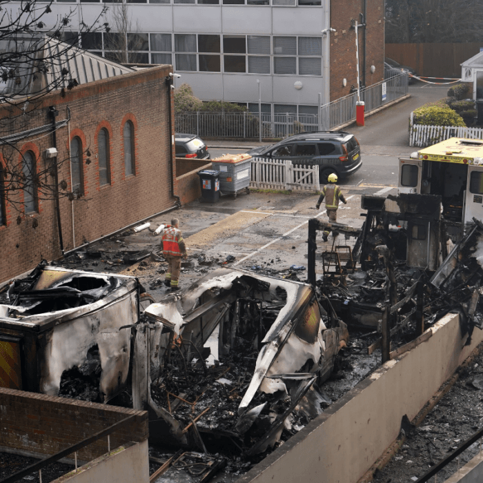 UK Police Investigating Iranian Regime Link to Arson Attack on Jewish Ambulances