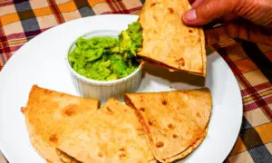 Skillet-Toasted Cheese Quesadilla