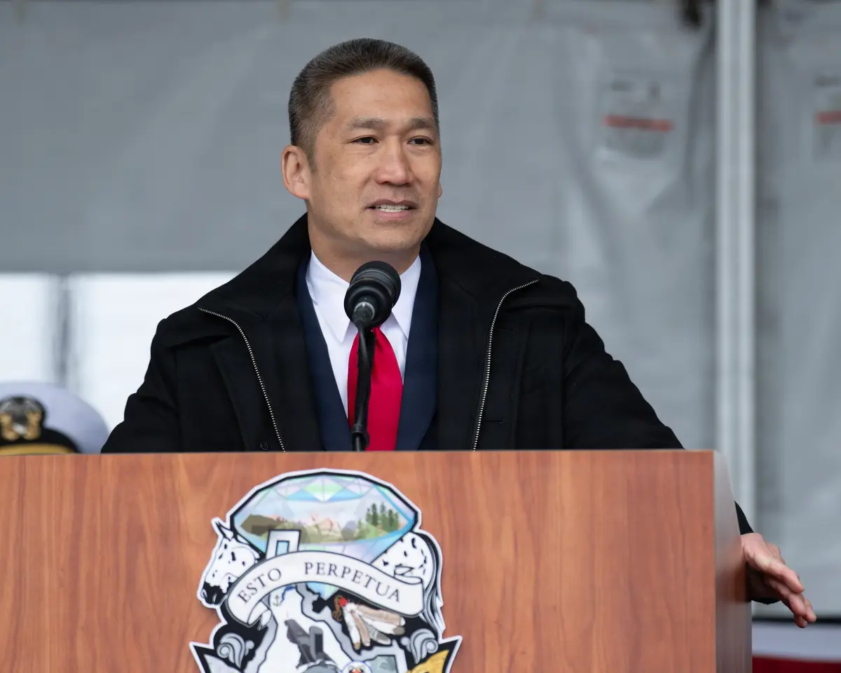 Acting Navy Secretary Hung Cao Lists Shipbuilding as a Top Priority