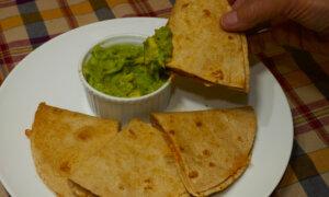 Skillet-Toasted Cheese Quesadilla