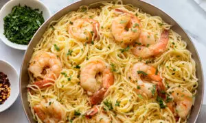 Shrimp Scampi With Pasta