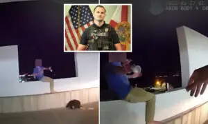 VIDEO: Sarasota Police Officer Talks Down Man in Mental Health Crisis About to Jump Off 6-Story Parkade