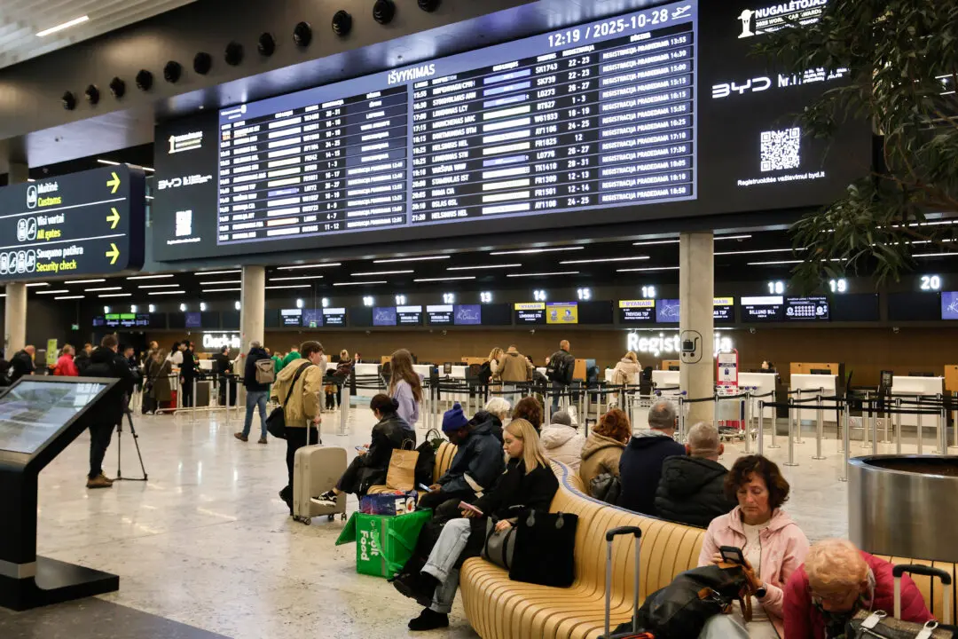 Lithuanian Capital City Suspends Flights Due to Drone Warning