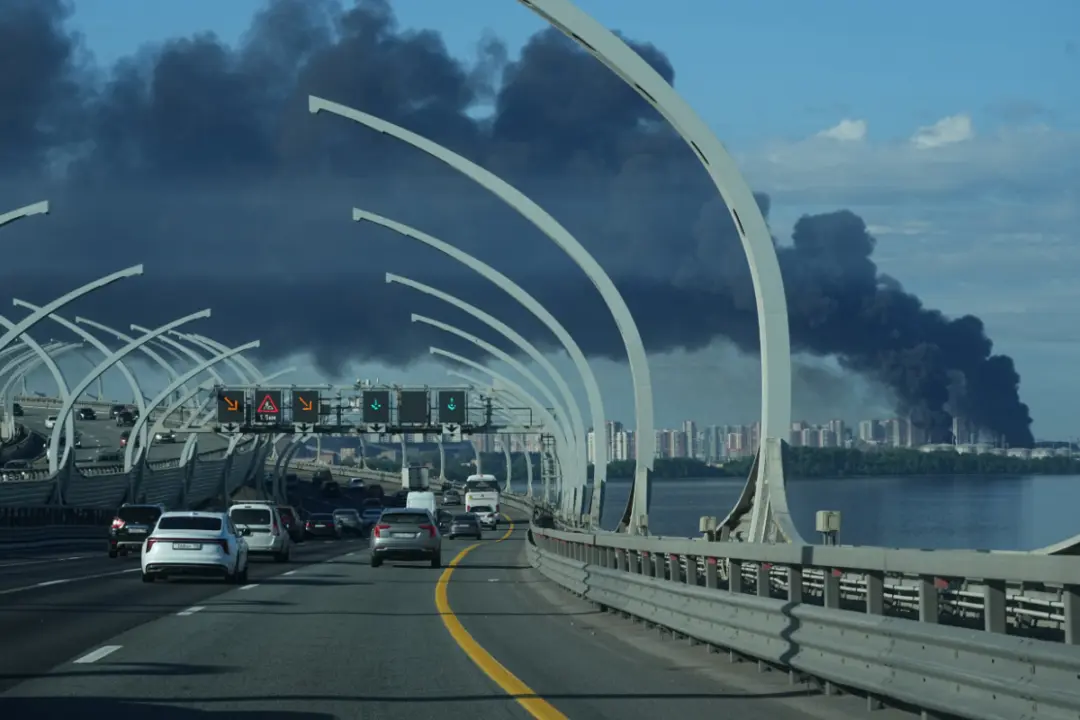 Ukrainian Drones Hit St. Petersburg Oil Terminal After Russian Attack Kills 22 Across Ukraine