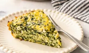 Greek Spinach and Rice Pie