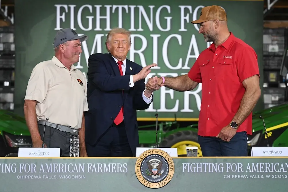 Trump Celebrates Farm-Friendly Achievements During Agriculture Roundtable in Wisconsin