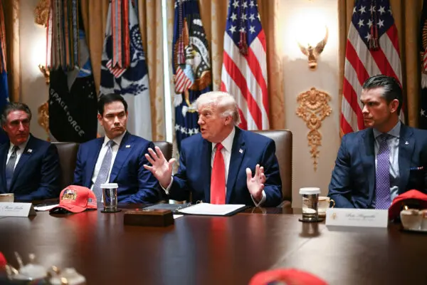 LIVE NOW: Trump Hosts a Cabinet Meeting at Camp David