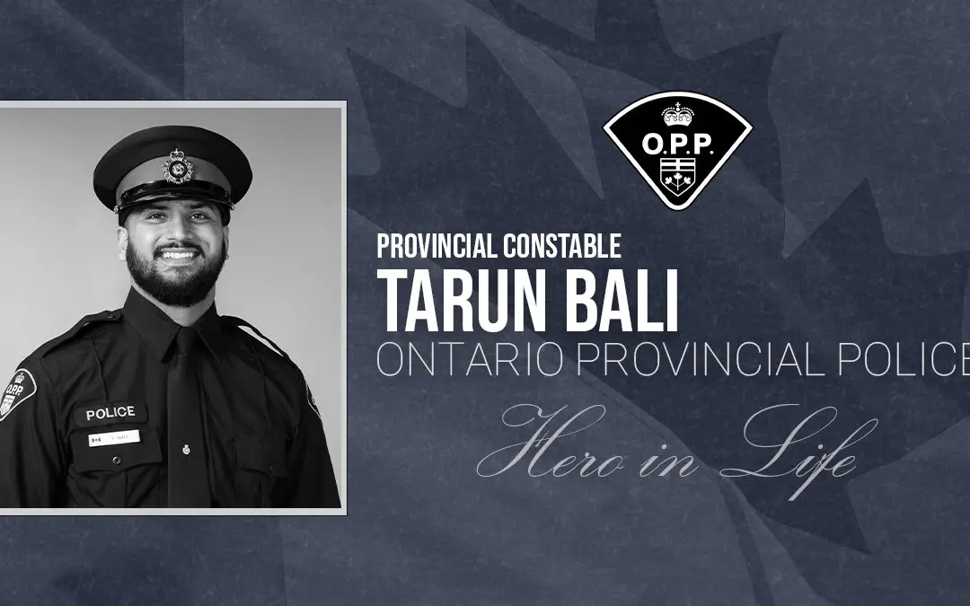18-Year-Old Faces First-Degree Murder Charge in Death of OPP Officer in Northern Ontario