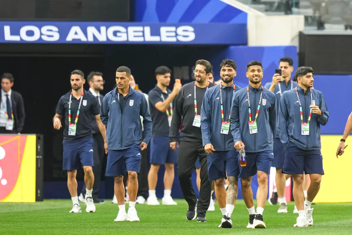 Protests in Los Angeles as Iranian Soccer Team Arrives for 1st World Cup Match