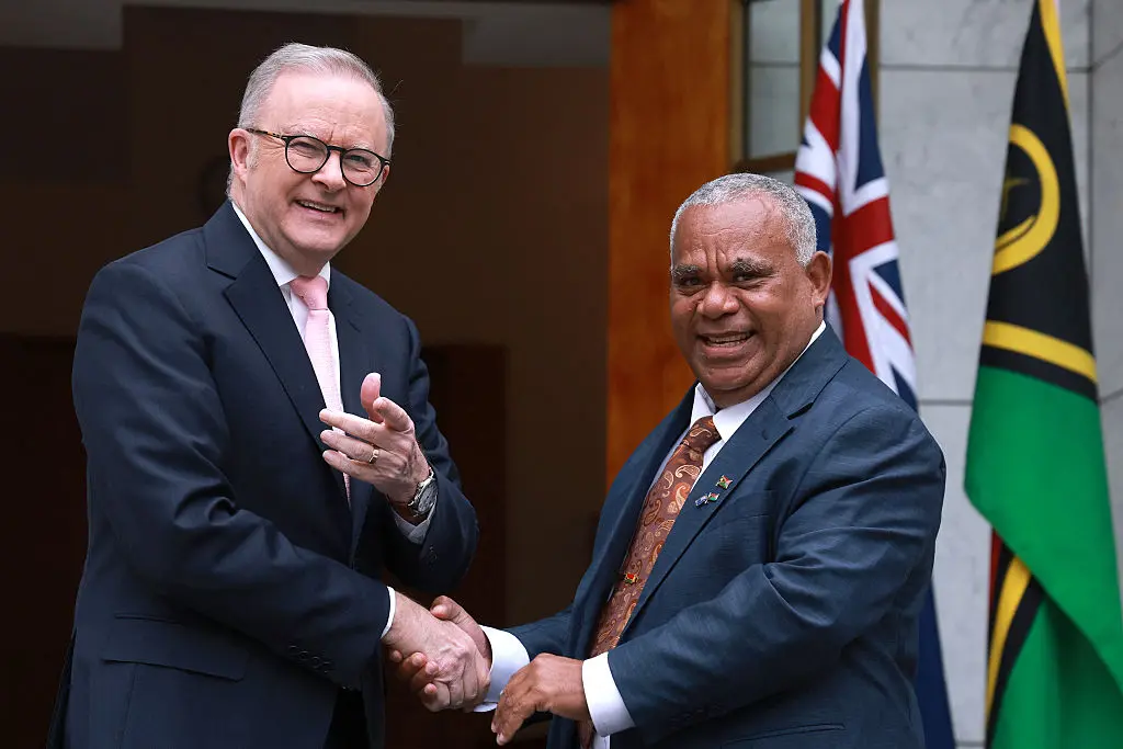 Pacific Nation Bans Foreign Military Bases on Its Soil Under New Australia Deal