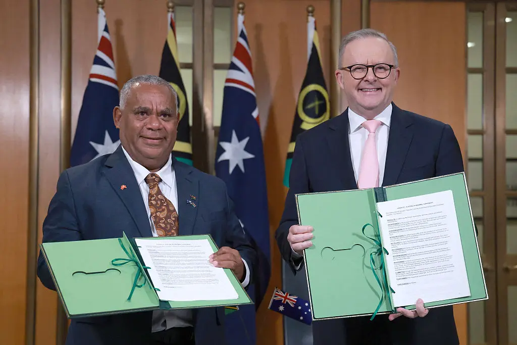As Australia Sealed Its Security Deal With Vanuatu, the CCP Renewed Its Police Presence Locally