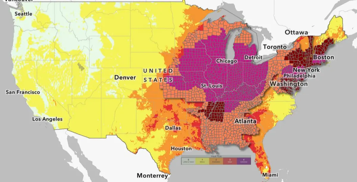NWS Says Over 60 Million Under Extreme Heat Warnings in US