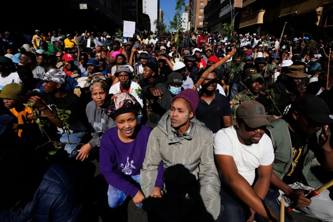 Police Arrest 900 During South African Protest Against Illegal Immigrants