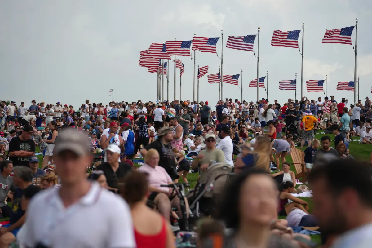 Thunderstorm Forces Evacuation at National Mall Before Trump’s America 250 Speech