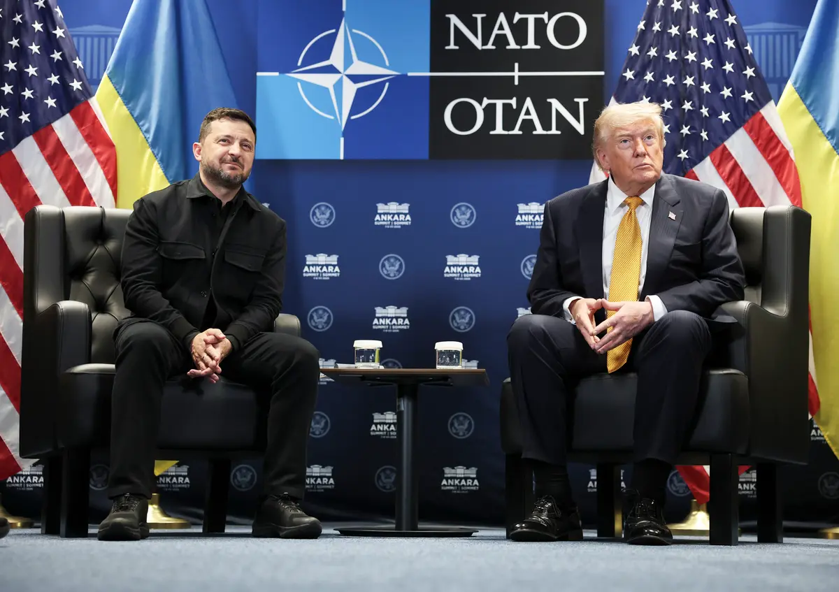 Ukrainian President Zelenskyy Arrives in US for Meeting With Trump
