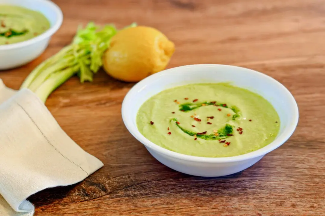 No-Cook Celery Soup to Support Hydration and Electrolytes