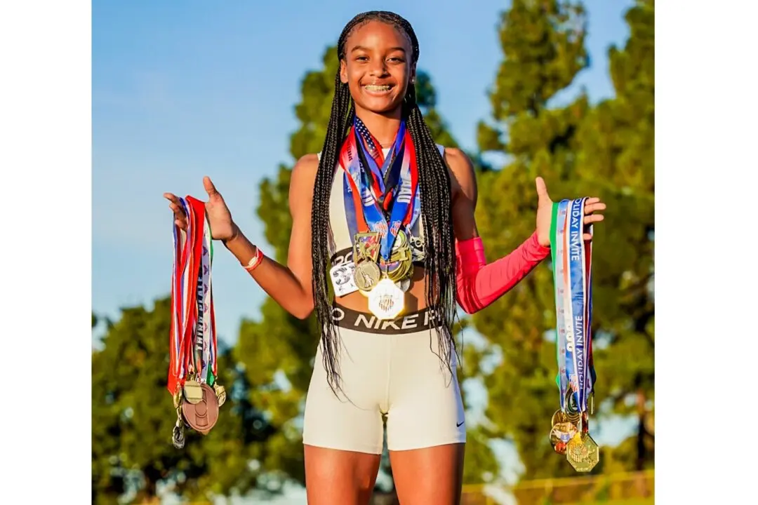 14-Year-Old Girl in California Becomes Top-Ranked Middle School Sprinter in US