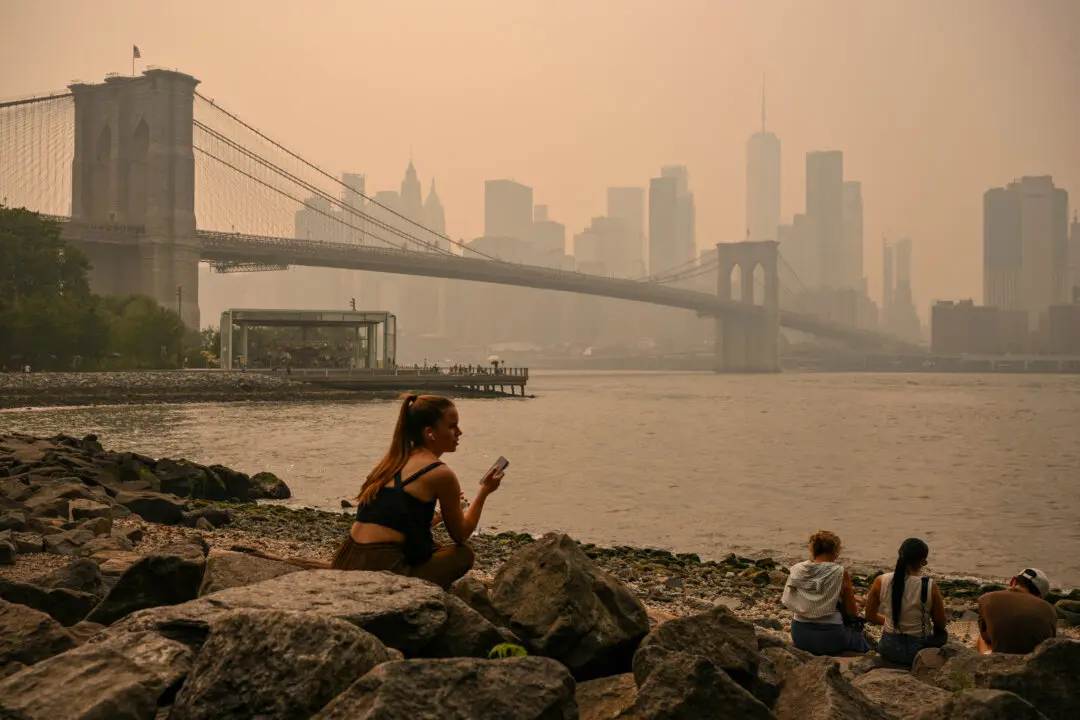 LIVE NOW: View of New York in the Smoke From Wildfires in Canada