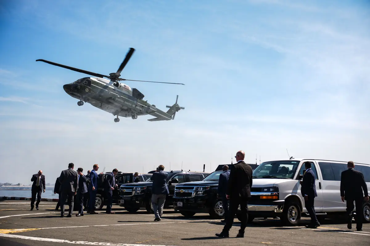 FAA Probing Safety Incident Involving Trump’s Marine One in Washington