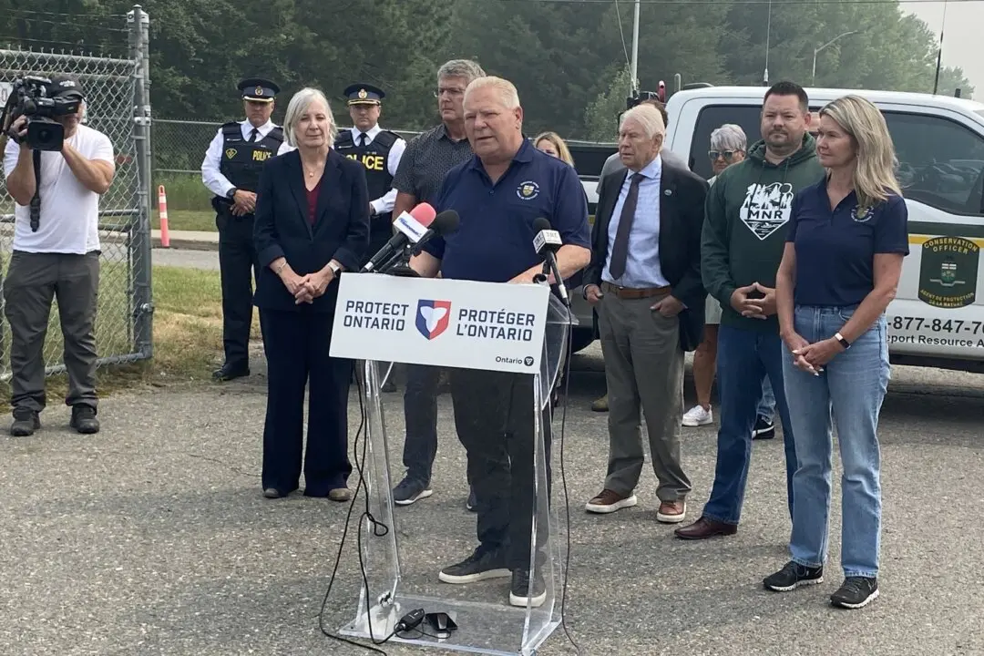 Premier Ford Visits Thunder Bay as Nearly 200 Wildfires Rage in Ontario